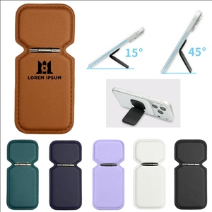 Mini Rotating Adhesive Leather Phone Holder
